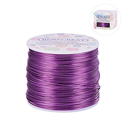 18 Gauge Jewelry Craft Aluminum Wire 492 Feet Bendable Metal Sculpting Wire for Craft Floral Model Skeleton Making