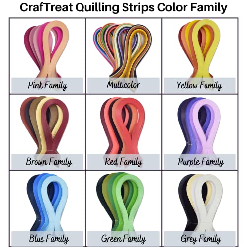 Grey Quilling Paper Strips for Craft Work (5 meter)