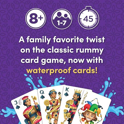 Five Crowns Waterproof Rummy Style Card Game for Kids