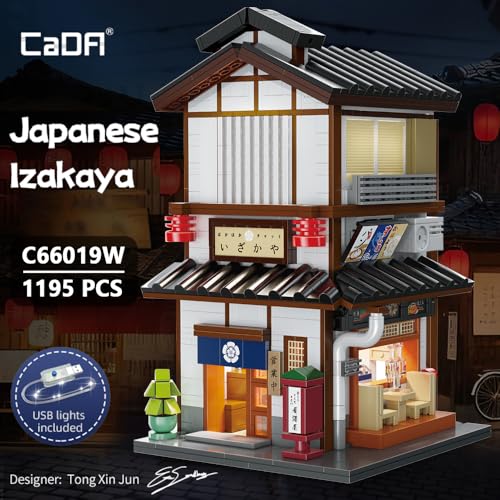 Master C66019W Japanese Style Yakitori Izakaya House Building Set