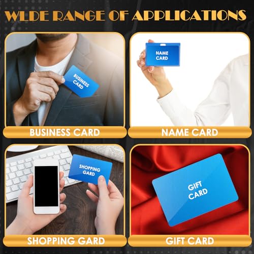 100Pcs 0.45 Metal Business Cards Aluminum Laser Engraving Blanks