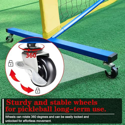 Pickleball Net Set with Wheels