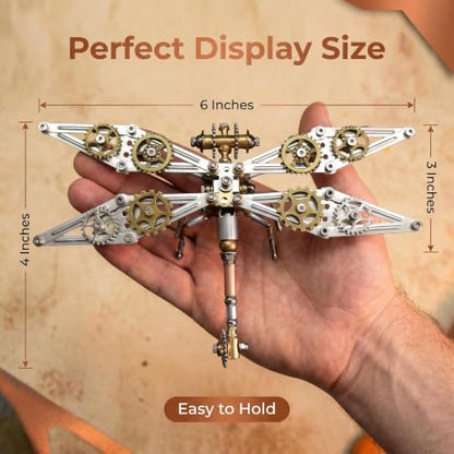 Steampunk Dragonfly 3D Metal Puzzle