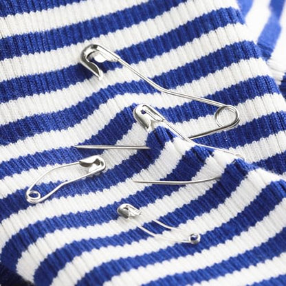 160 Pcs Curved Safety Pins for Quilting Basting Pins 28mm 32mm 38mm 54mm (160 Count)