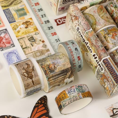 Vintage Washi Tape Set (24 Count)