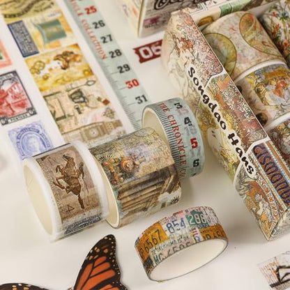 Vintage Washi Tape Set (24 Count)
