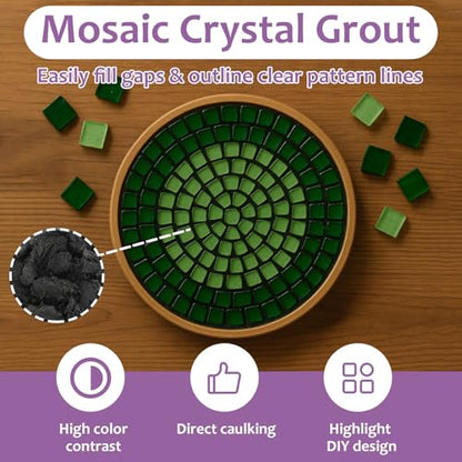 200g Mosaic Crystal Grout for Crafts
