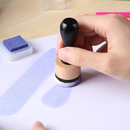 CYFUN DESIGN Ink Paints Mixing Blending Tools,Mini Replacement Foam Refills and Covers Sets for DIY Scrapbooking Crafts Paper Crafting Projects Card Ink Painting Tools