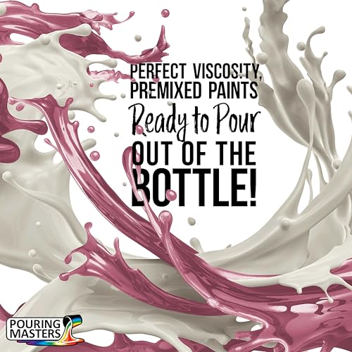 Pouring Masters Rose Pink Metallic Pearl Ready to Pour Acrylic Pouring Paint (32 Fl Oz)