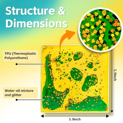Squishy Liquid Sensory Tiles for Kids