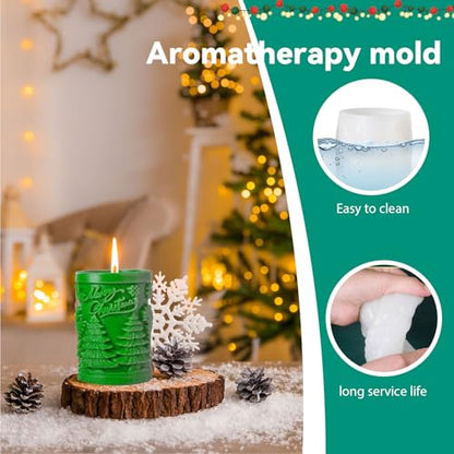 Christmas Candle Silicone Molds