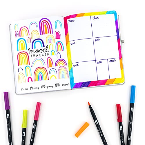 56185 Dual Brush Pen Art Markers (10 Count)