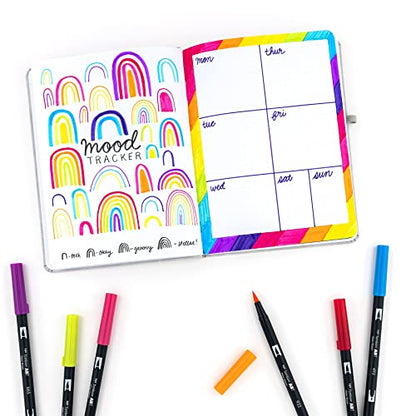 56185 Dual Brush Pen Art Markers (10 Count)