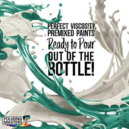 Pouring Masters Peppermint Metallic Pearl Ready to Pour Acrylic Pouring Paint (64 Fl Oz)