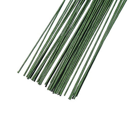 20 Gauge Dark Green Floral Wire 16 inch (66.66 Foot)
