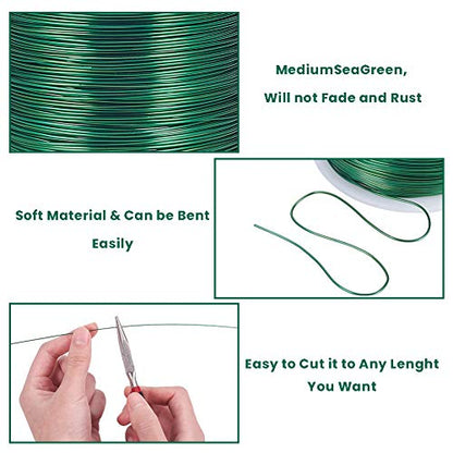 20 Gauge 770FT Aluminum Wire Anodized Jewelry Craft Making Beading Floral Colored Aluminum Craft Wire (770 Foot)