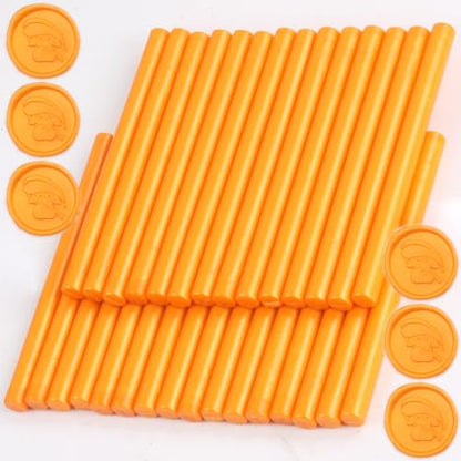 Bright Orange Wax Seal Sticks