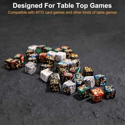 108PCS 12mm MTG Counter Dice +1