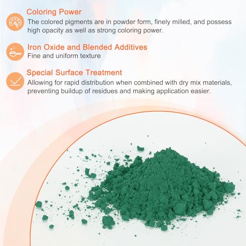Iron Oxide Powder Concrete Pigment 325 Mesh 3.5oz (28.2 Ounce)