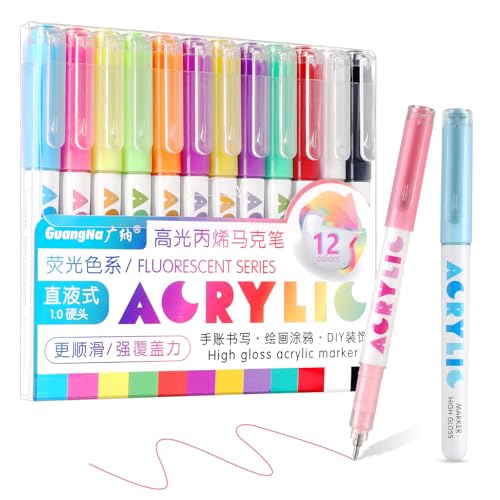Acrylic Gel Pens (12 Count)