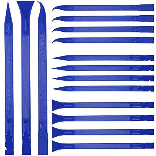 18 Pcs Carbon Fiber Plastic Scrapers Cleaning Tool Non (18 Count)