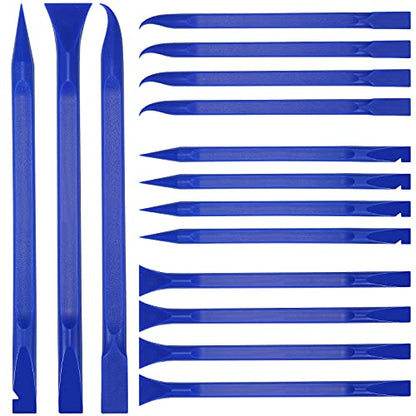 18 Pcs Carbon Fiber Plastic Scrapers Cleaning Tool Non (18 Count)
