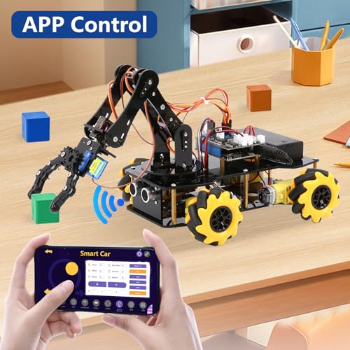 5DOF Smart Robot Arm Car Kit