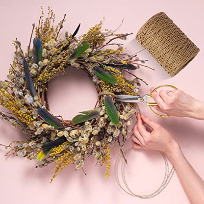 673 Feet Floral Vine Bind Wire Rustic Craft Wire (673 Foot)