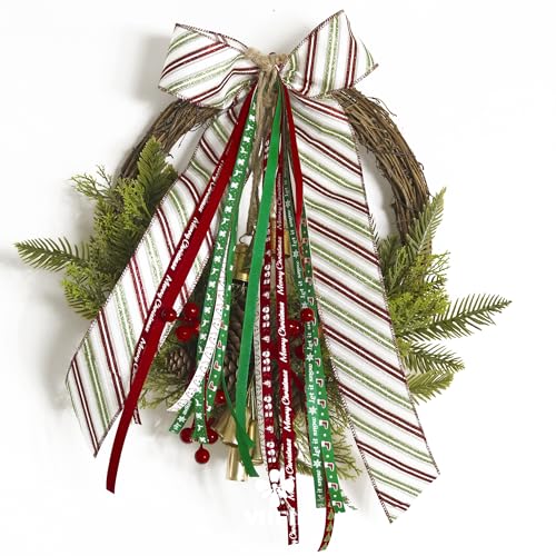 3 8 inch 100 Yards Assorted Christmas Ribbon (300 Foot)