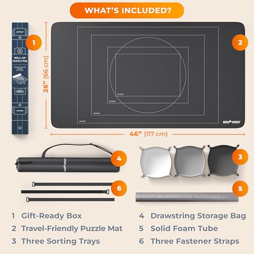 The Original Newverest Jigsaw Puzzle Mat Roll Up