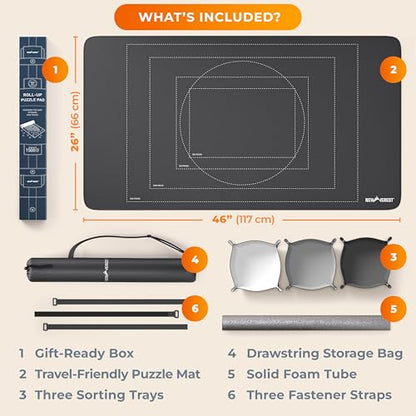 The Original Newverest Jigsaw Puzzle Mat Roll Up