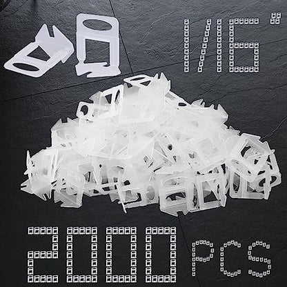 Tile Leveling System Clips 1 (2000 Count)