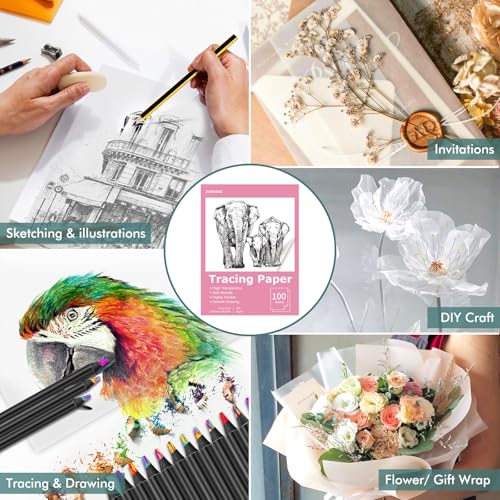 Tracing Paper 9x12 inch (100 Count)