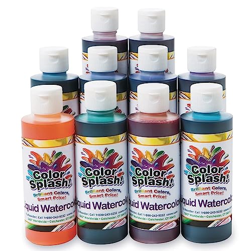 Color Splash Liquid Watercolor Paint (80 Fl Oz)