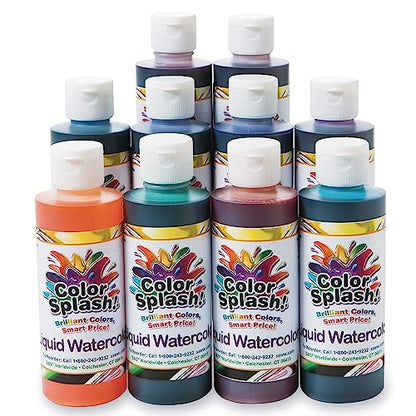 Color Splash Liquid Watercolor Paint (80 Fl Oz)