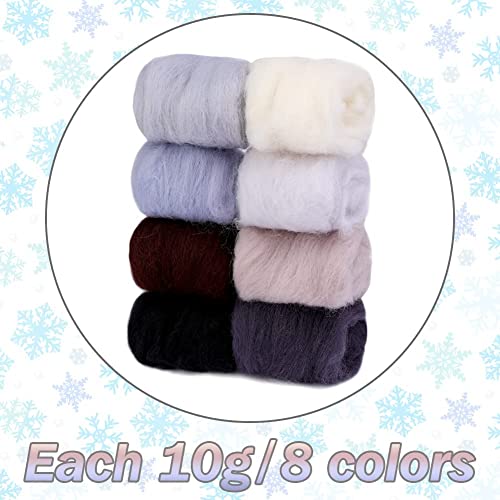 Needle Felting Wool 2.82oz (8 Count)