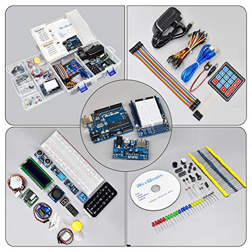 Super Starter Kit Based on Arduino UNO R3 with Tutorial and Controller Board Compatible with Arduino IDE