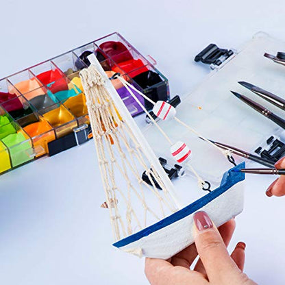 Artist Paint Brush Set of 12 for Watercolor Acrylic Gouache Oil and Tempera Painting (12 Count)