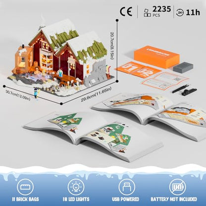 Spa Cabin Winter Lighting (2235 Count)