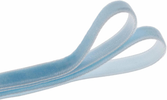 Vintage Sky Blue Velvet Ribbon Christmas Ribbon for Gift Wrapping Crafts Christmas Tree Ornaments Garland Decorations, 5/8 Inch X 25Yd - Crafty Corner