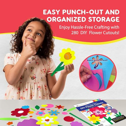 Flower Cutouts (280 Count)