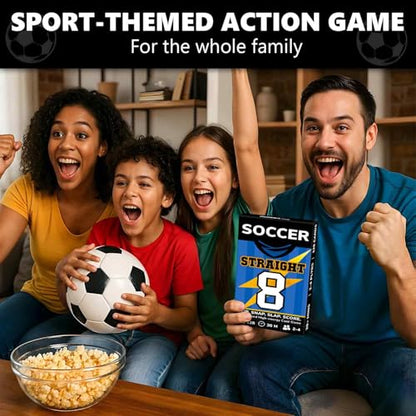 Soccer Fast Paced Card Game for Kids and Adults