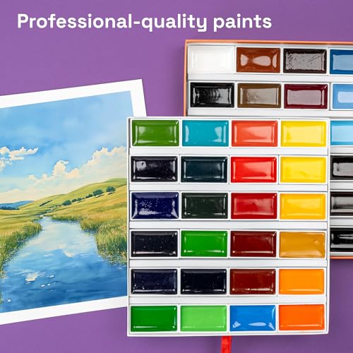 Professional Watercolor Paint Set for Adults