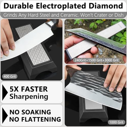 Diamond Sharpening Stone Set (5 Count)