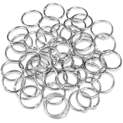 50 Pcs Binder Rings (50 Count)