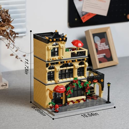 Flowers City Restaurant Assembly Square Building Set for Adutls