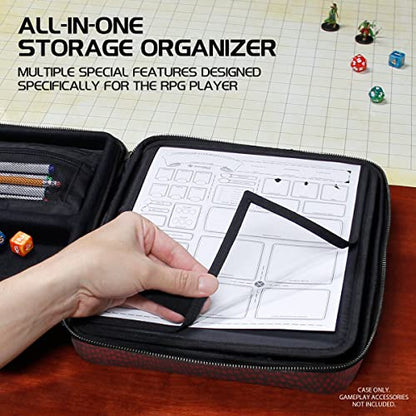 DND Binder Collector's Edition RPG Organizer Case with Built