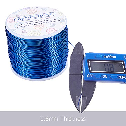 20 Gauge 770FT Aluminum Wire Anodized Jewelry Craft Making Beading Floral Colored Aluminum Craft Wire for Gem Wrapping