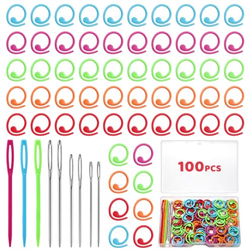 Metal Stitch Markers (111 Count)