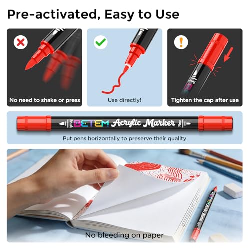 2 Red Paint Markers for Glass (2 Count)